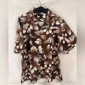 Monterey Club Dry Swing Moisture Wicking Hawaiian Button Up Men’s XL